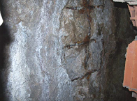 Detalle efecto filtración de agua filtraciones agua nivel freatico